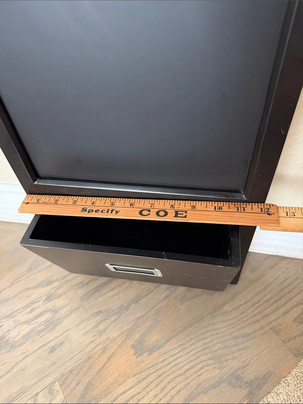 Pottery Barn black wood